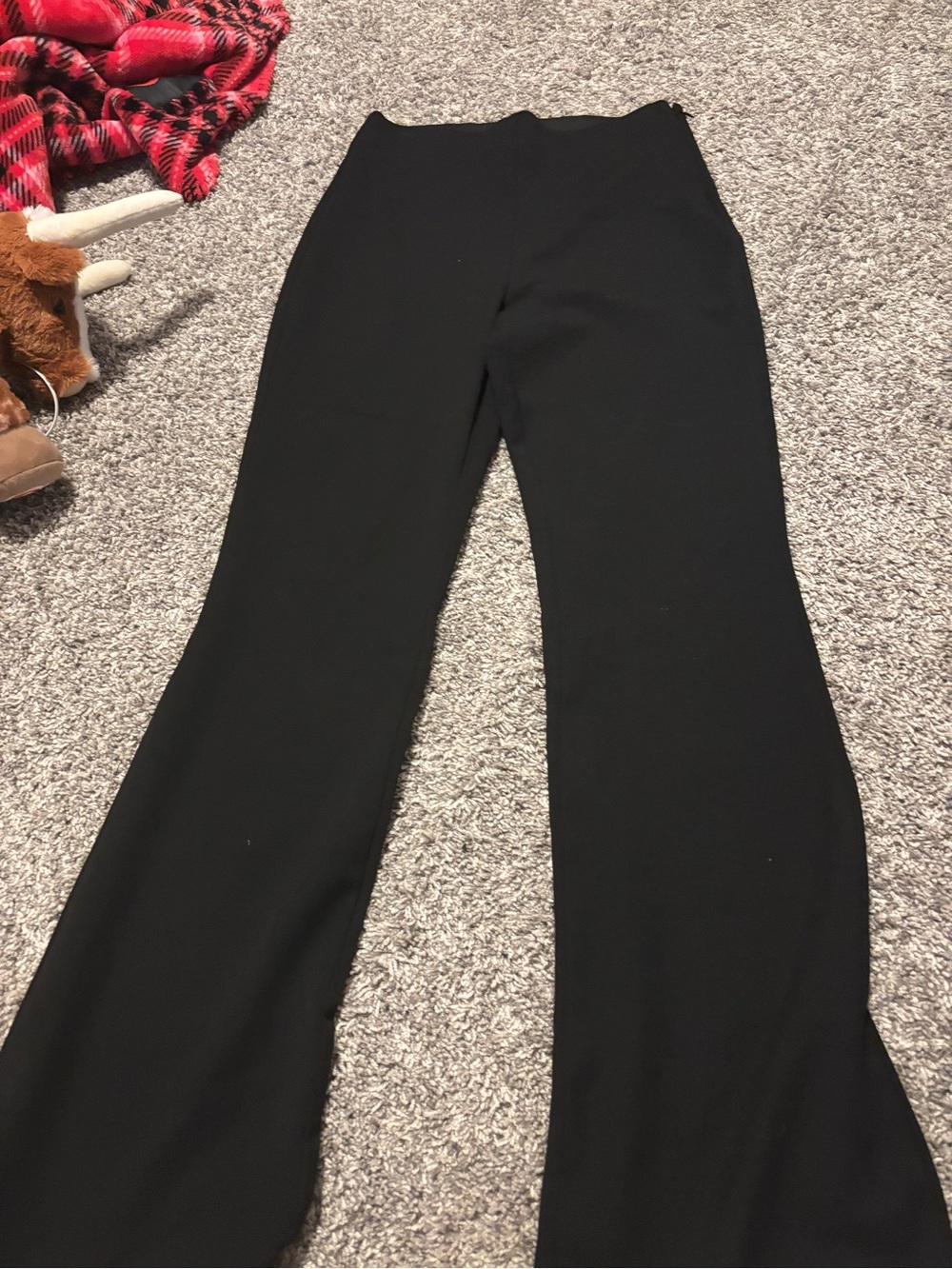 Black Women's Stretch Flare Pants